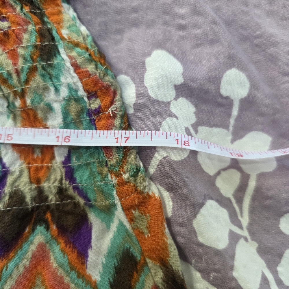 Maxi Dress Ikat Strapless Geometric Print Women's Plus Size 1X Caren Sport - Picture 13 of 16